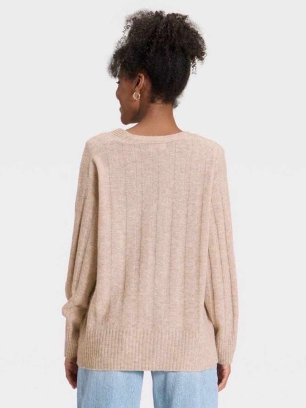 Women's Knit Ribbed Cardigan - Universal Thread - Picture 2 of 5